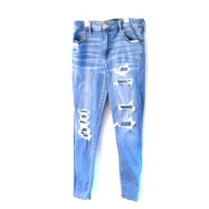 American Eagle skinny ripped jeans
